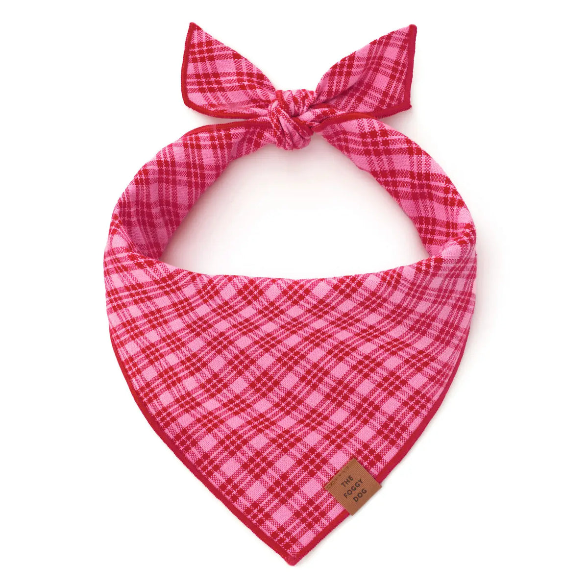 Heather Taylor Home x TFD Katherine Plaid Valentine bandana