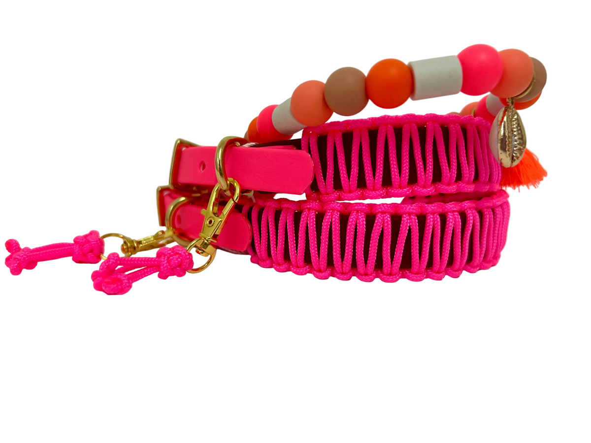 Paracord Neon Roze MINI