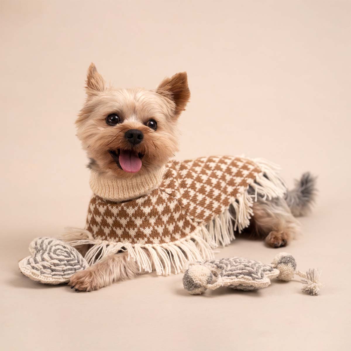 Chestnut Alpaca Poncho