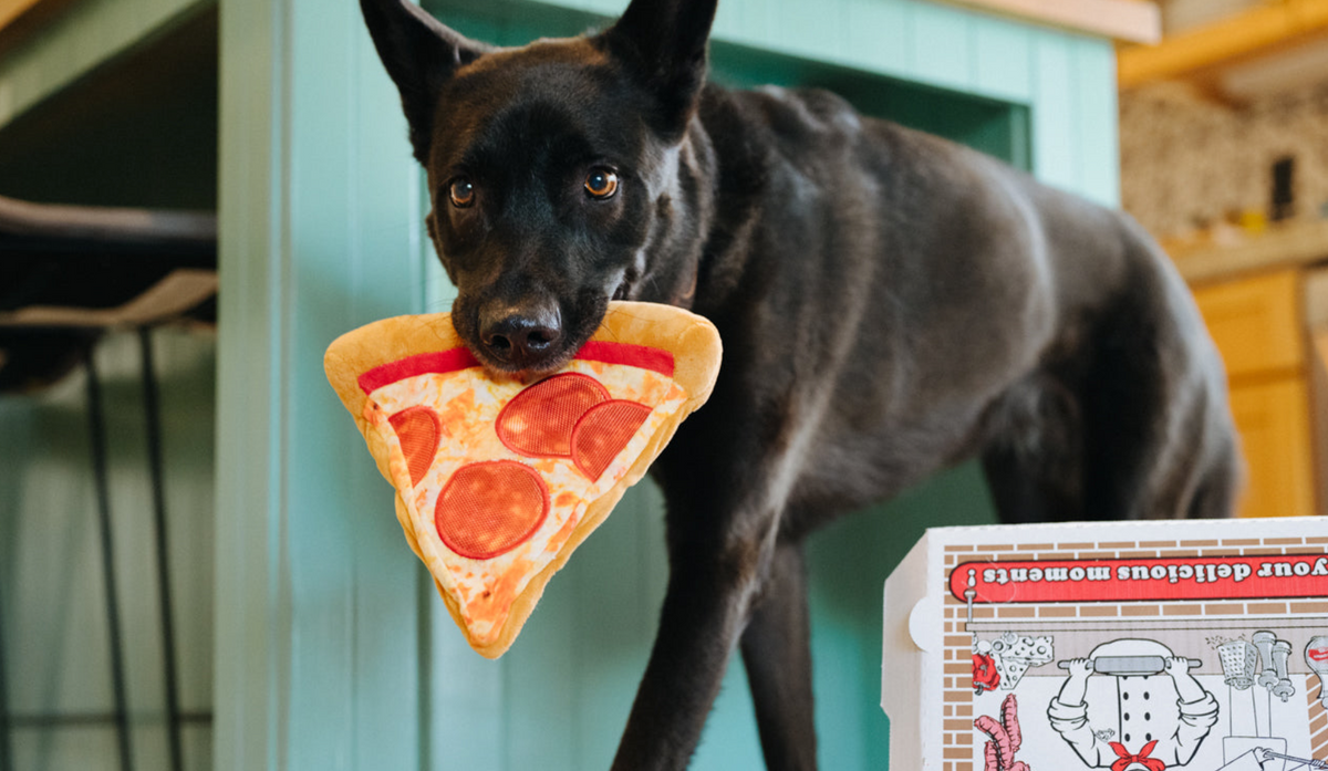 Pup-roni pizza