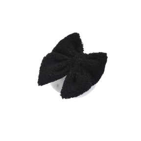 Lady Bow Teddy Black