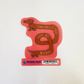Sometimes I Trip over My Wiener - Sticker