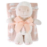 Deken + speeltje puppy set - roze