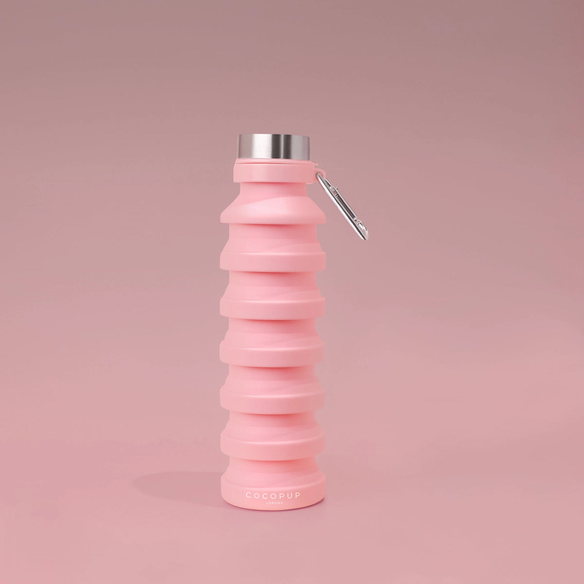 Pink pieghevole in bottiglia d'acqua