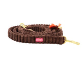 Fluffy Deluxe Leine braun