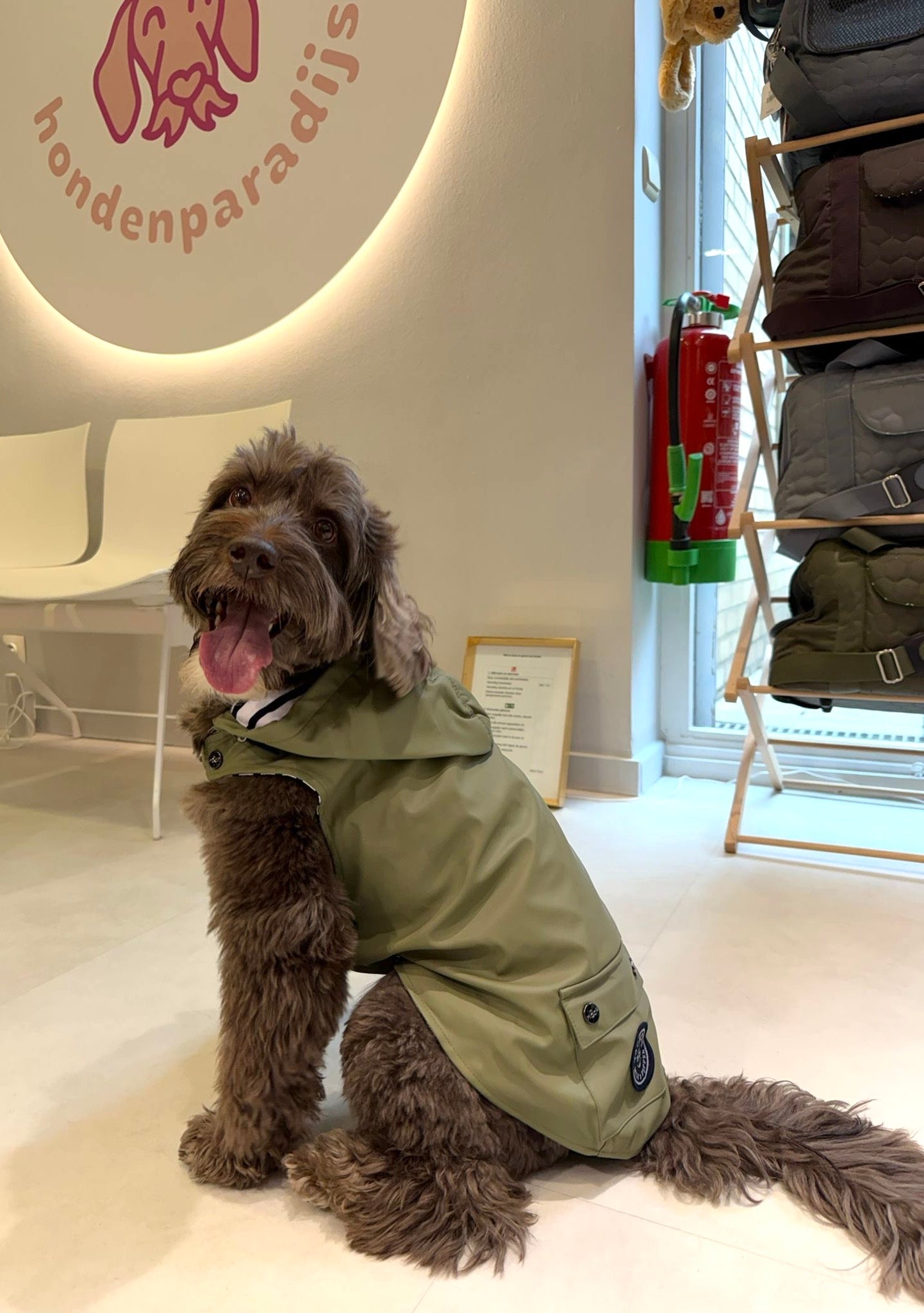 Babord regenjas Olive