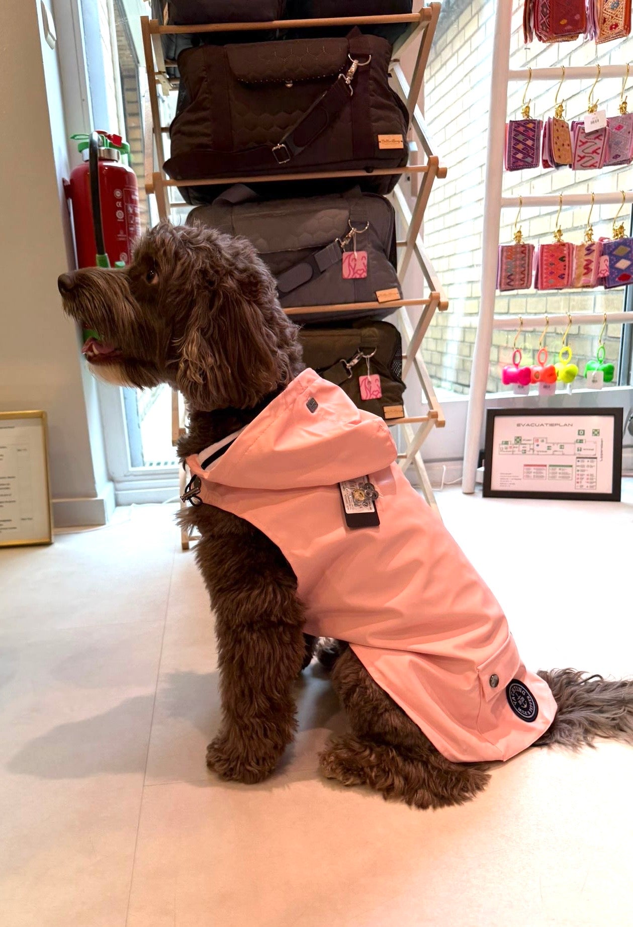 Babord regenjas baby pink