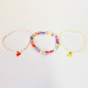 Fish necklace pink