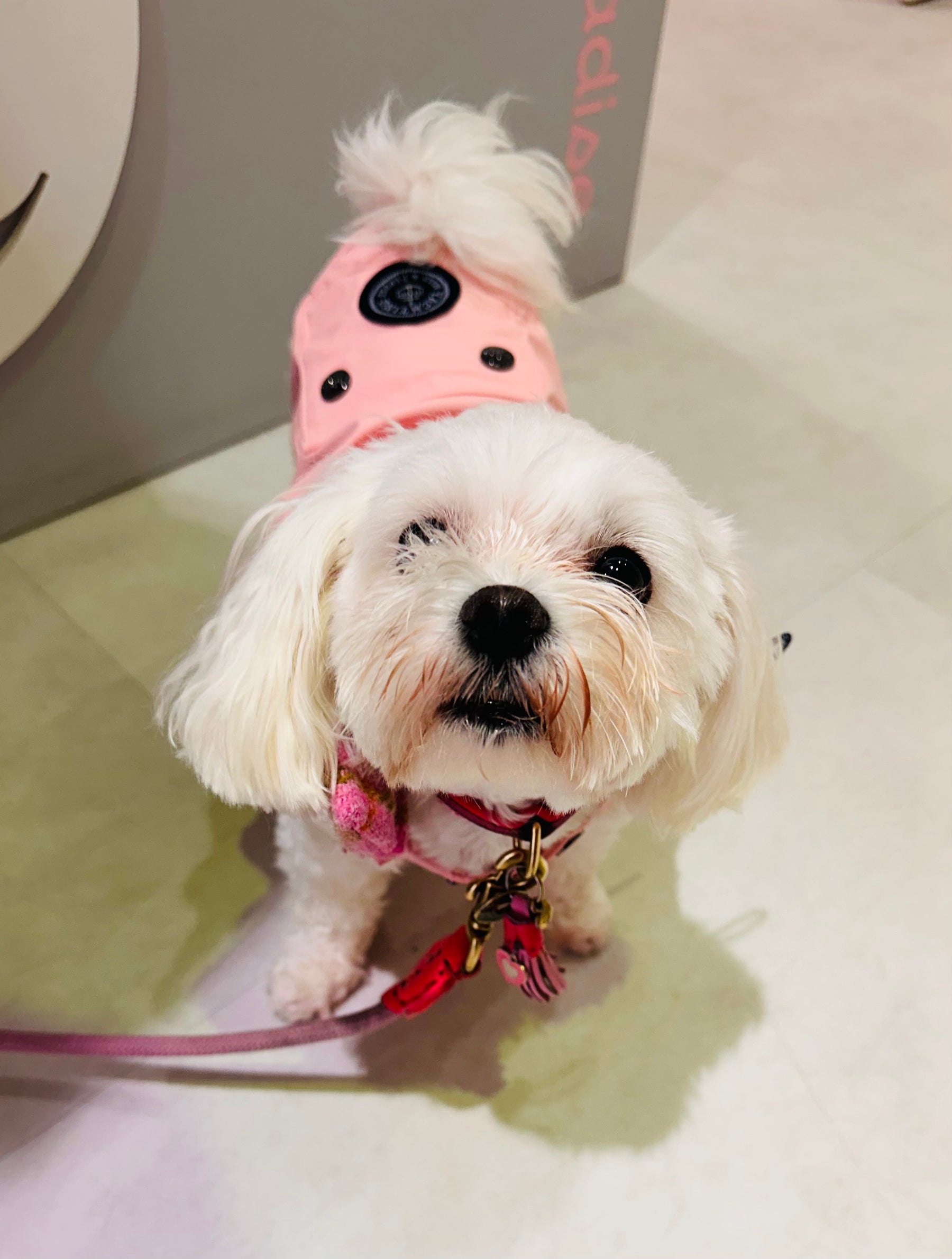 Babord regenjas baby pink