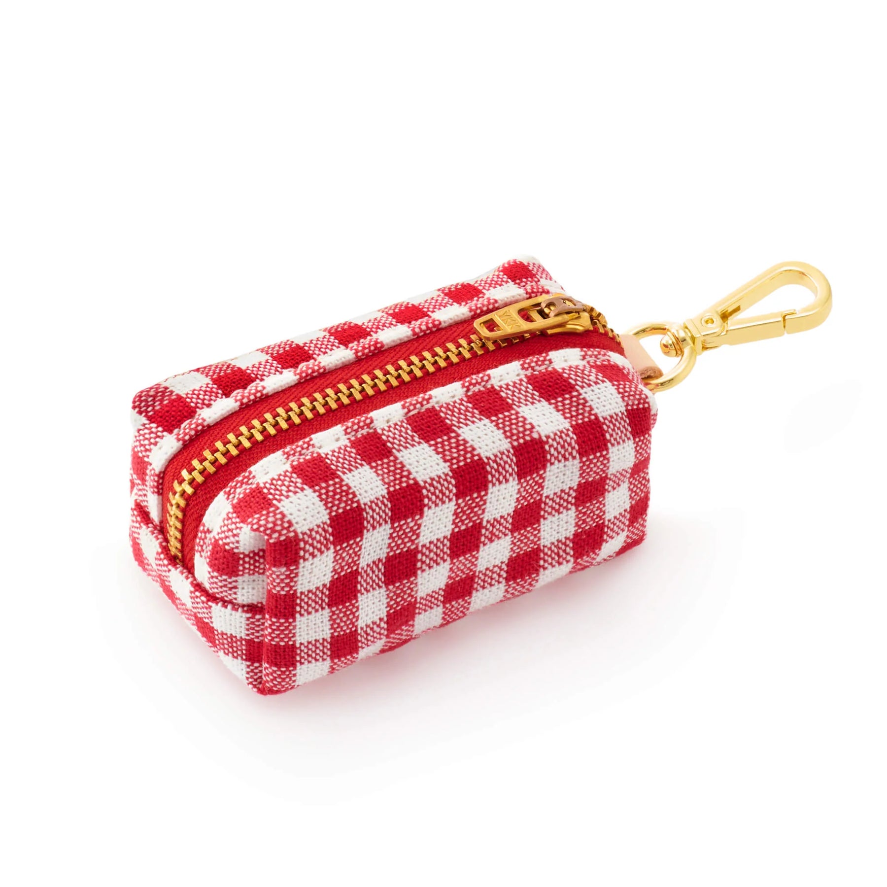 Gingham red poepzakhouder