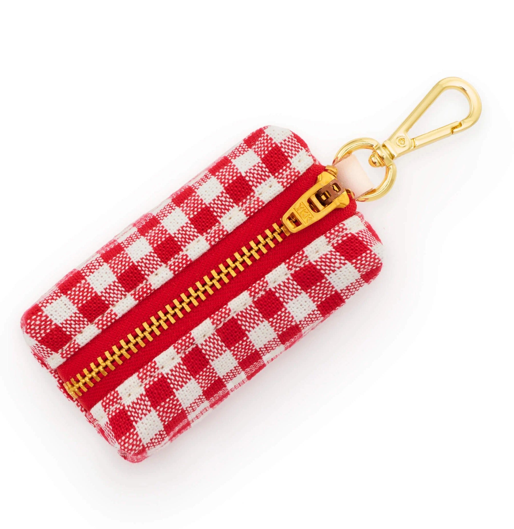 Gingham red poepzakhouder