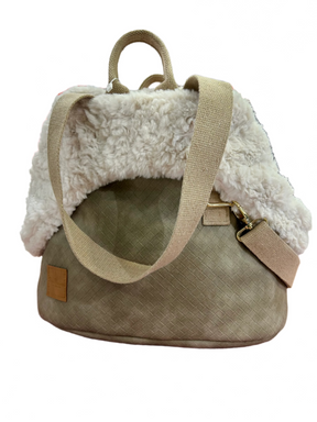 Peluche Paradise Carrying Bag - Lola - Bear Cream