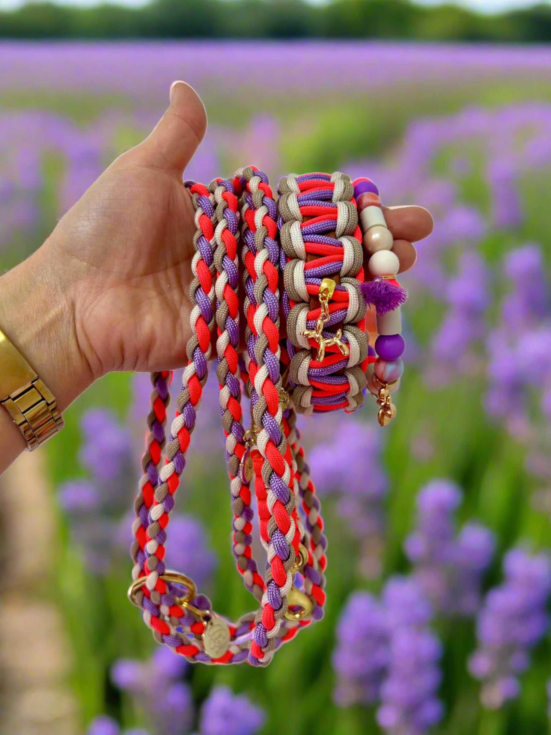 Lavendel umarmt Leiband