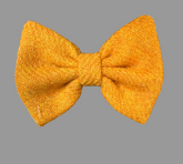 Tweed yellow bow