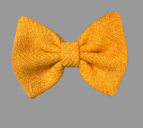 Noeud jaune en tweed
