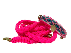 Paracord Classic Neon Rosa Extra Long