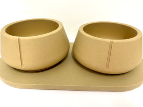 Set long ears camel brown