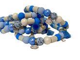 Valentine Collection - Anti -sign Beading Band - Blue Valentine