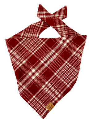 Christmas Plaid Flannel Bandana