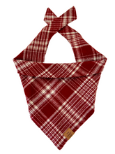 Christmas Plaid Flannel Bandana
