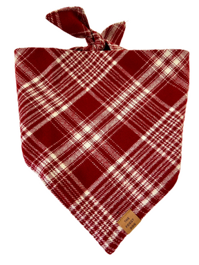 Christmas Plaid Flannel Bandana