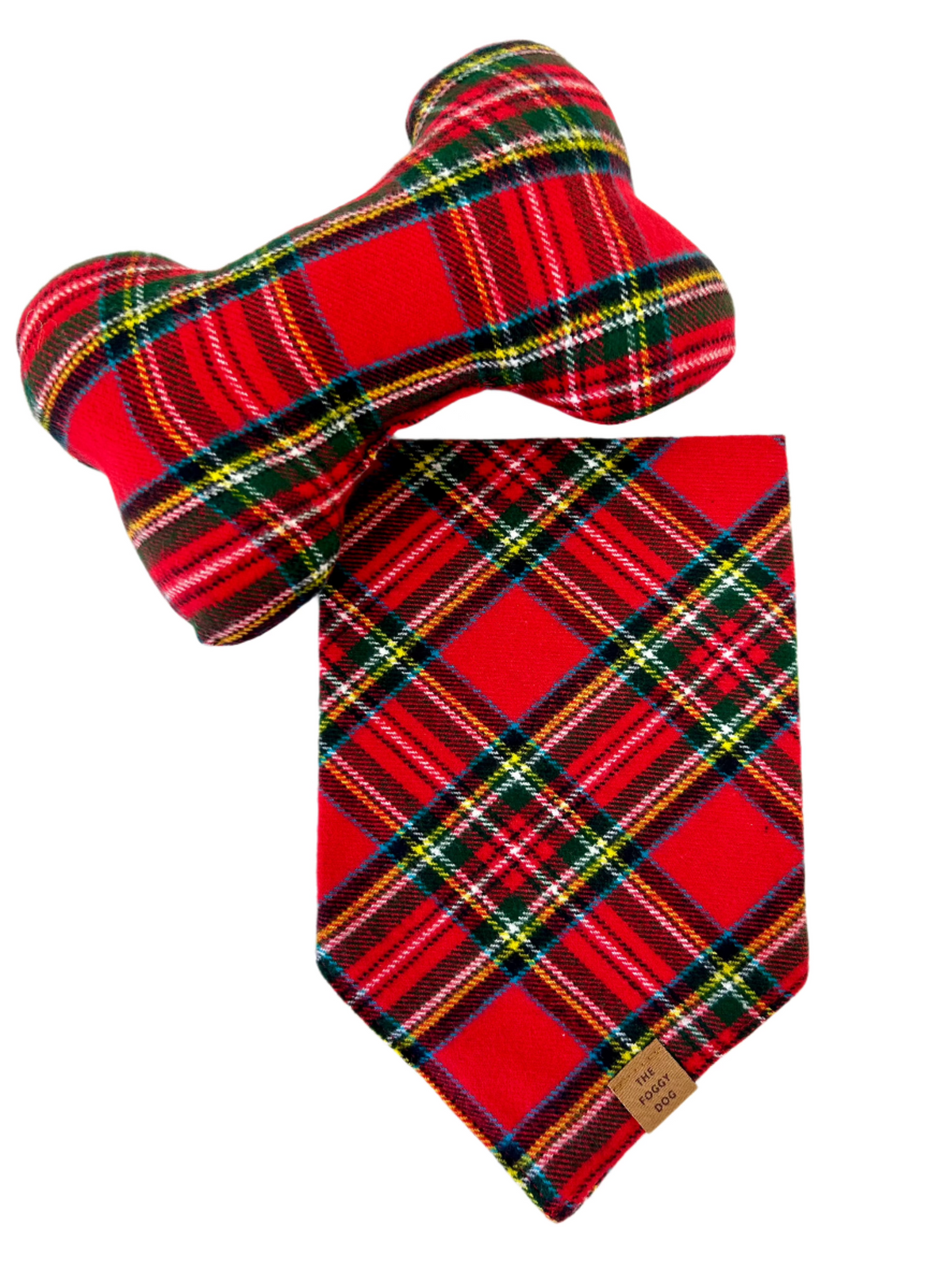 Bandana en flanelle à carreaux tartan