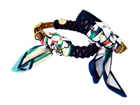 Lilly Dark Blue halsband