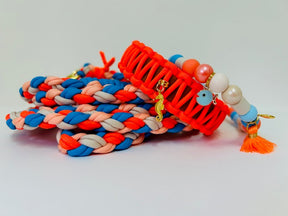 Flower Collection - Anti -Sign Beading Band - Blue Rain