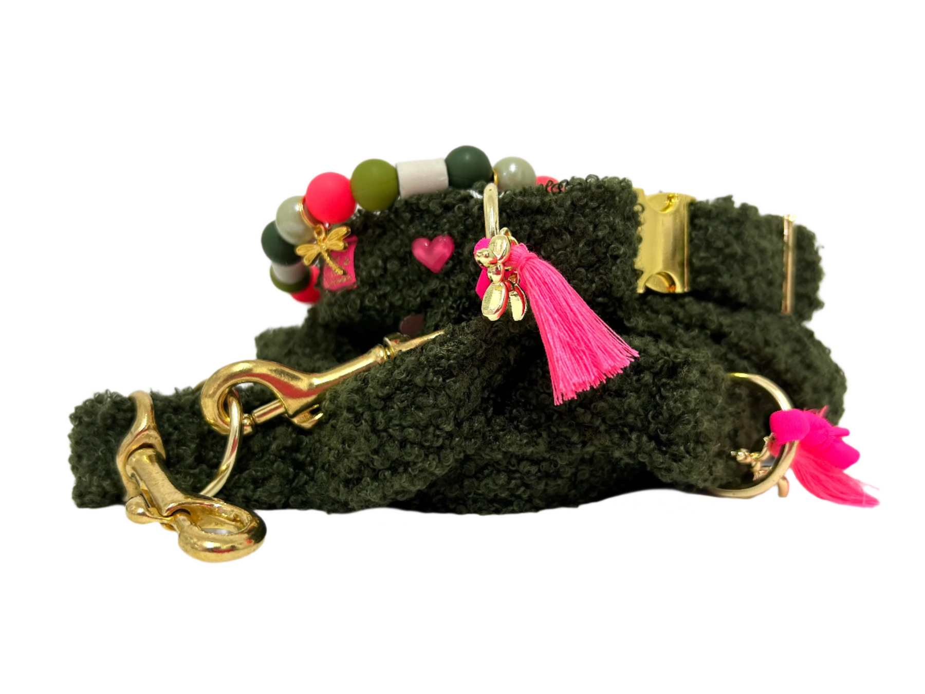 Teddy Khaki halsband