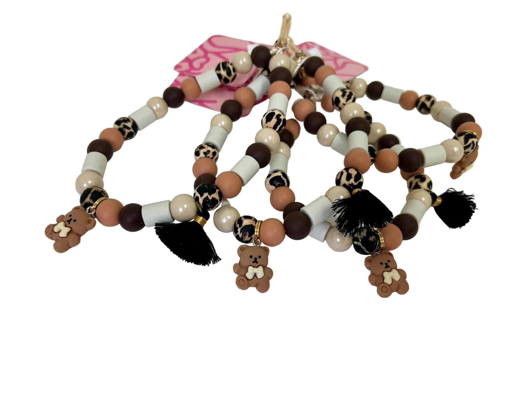 Anti-teken kralenband - Leopard