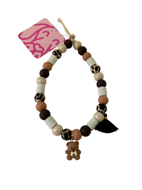 Anti-teken kralenband - Leopard