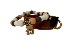 Anti-teken kralenband - Leopard