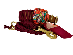 Paracord Burgundy Leiband
