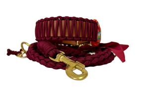 Paracord Burgundy Leiband