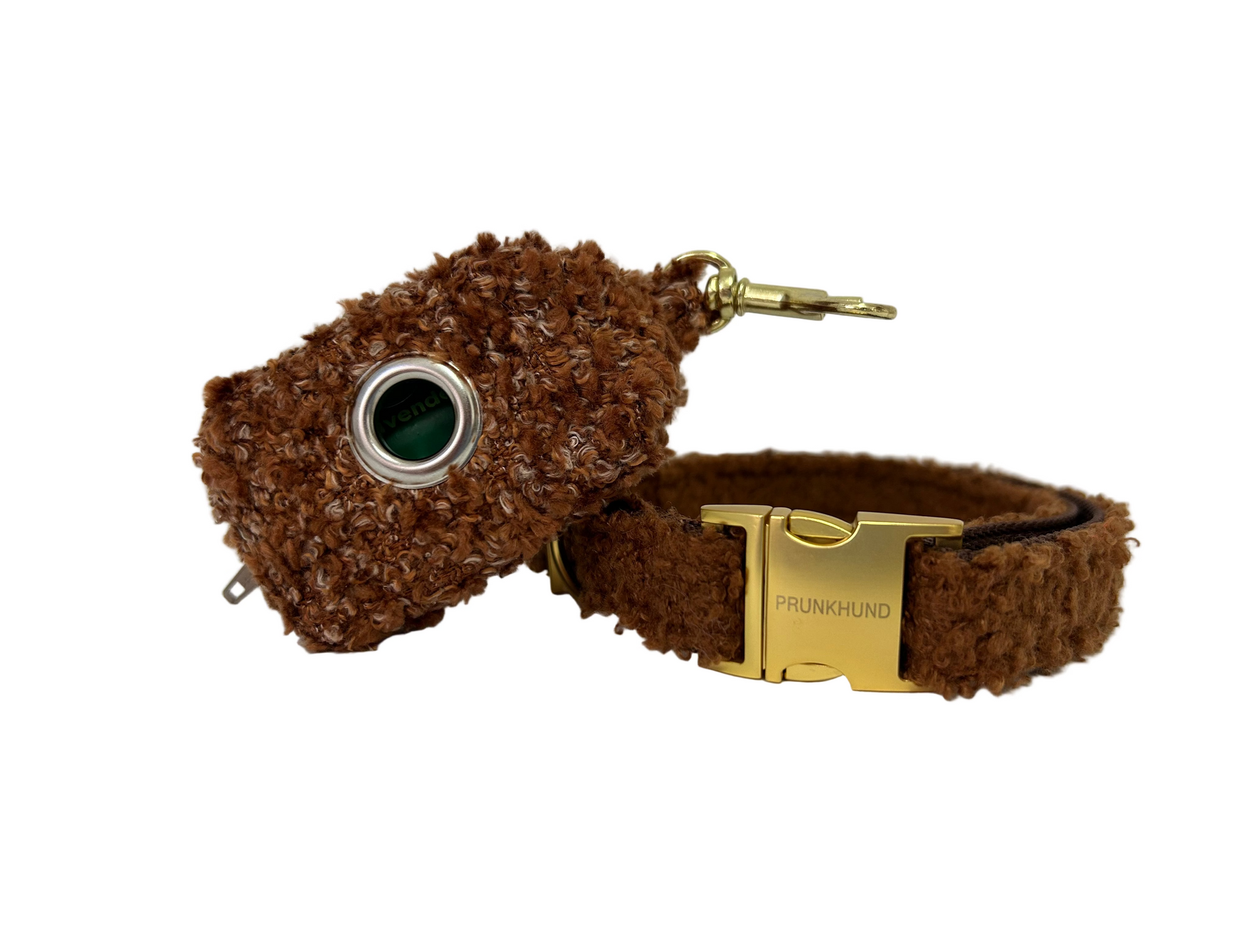 Porte-merde porte-cacs en peluche de cannelle