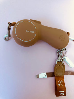 Luxury Leash met verwarming / lader Bruin