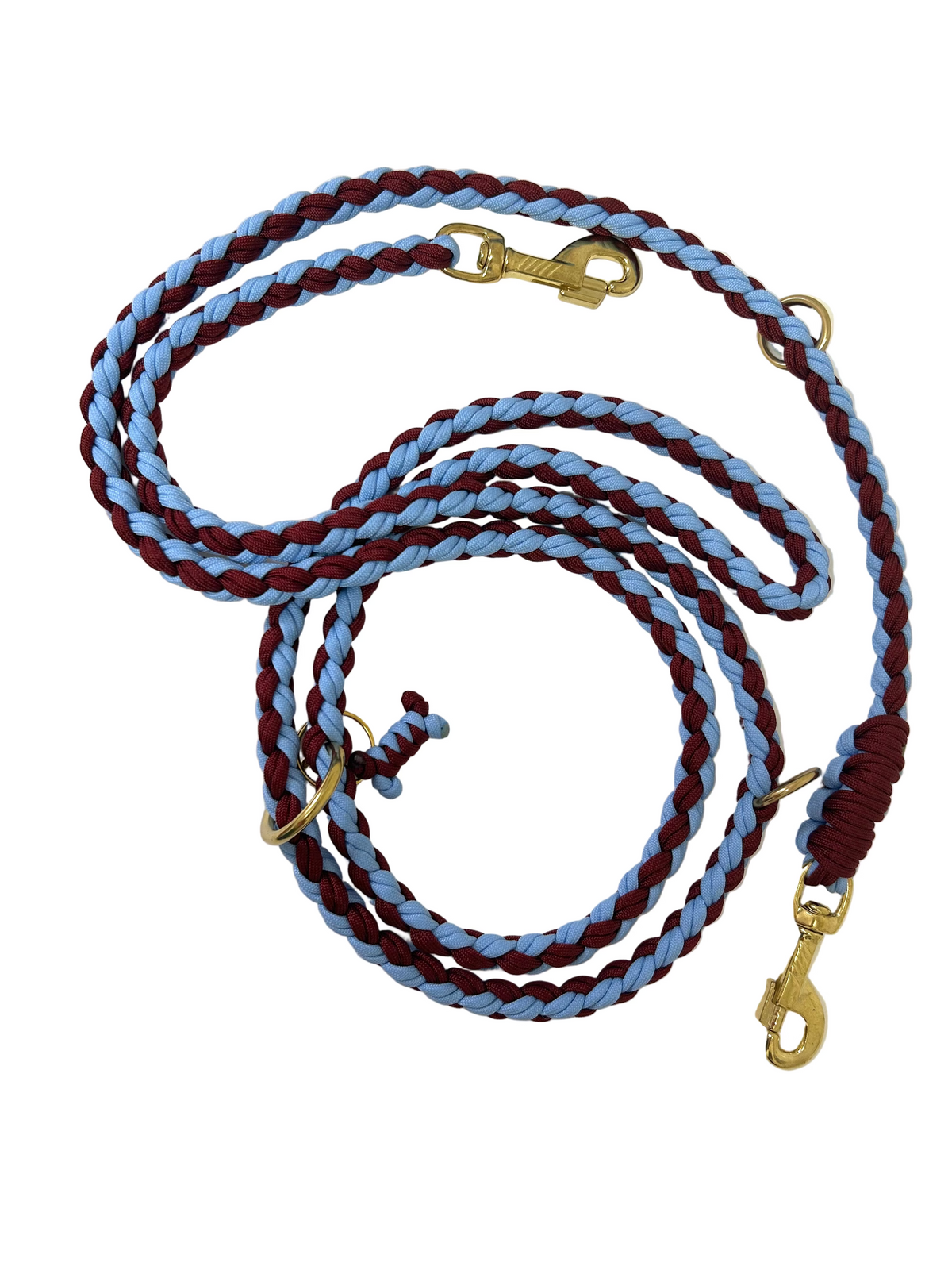 Burgundy meets Blue leiband