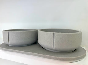 Set Slow Feeder Dolphin Gray Polysand