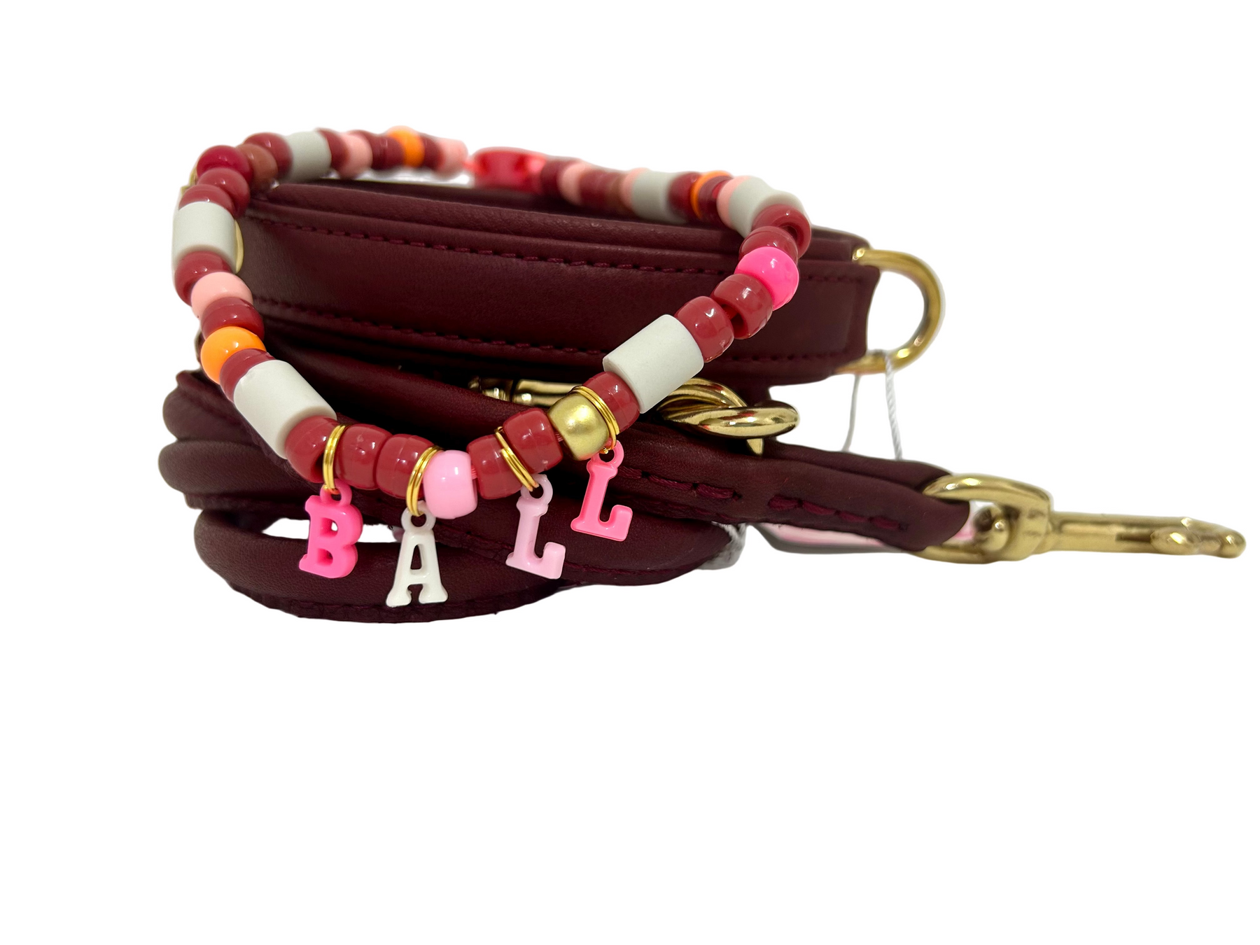 Anti-tick bead band - Sprinkles Burgundy