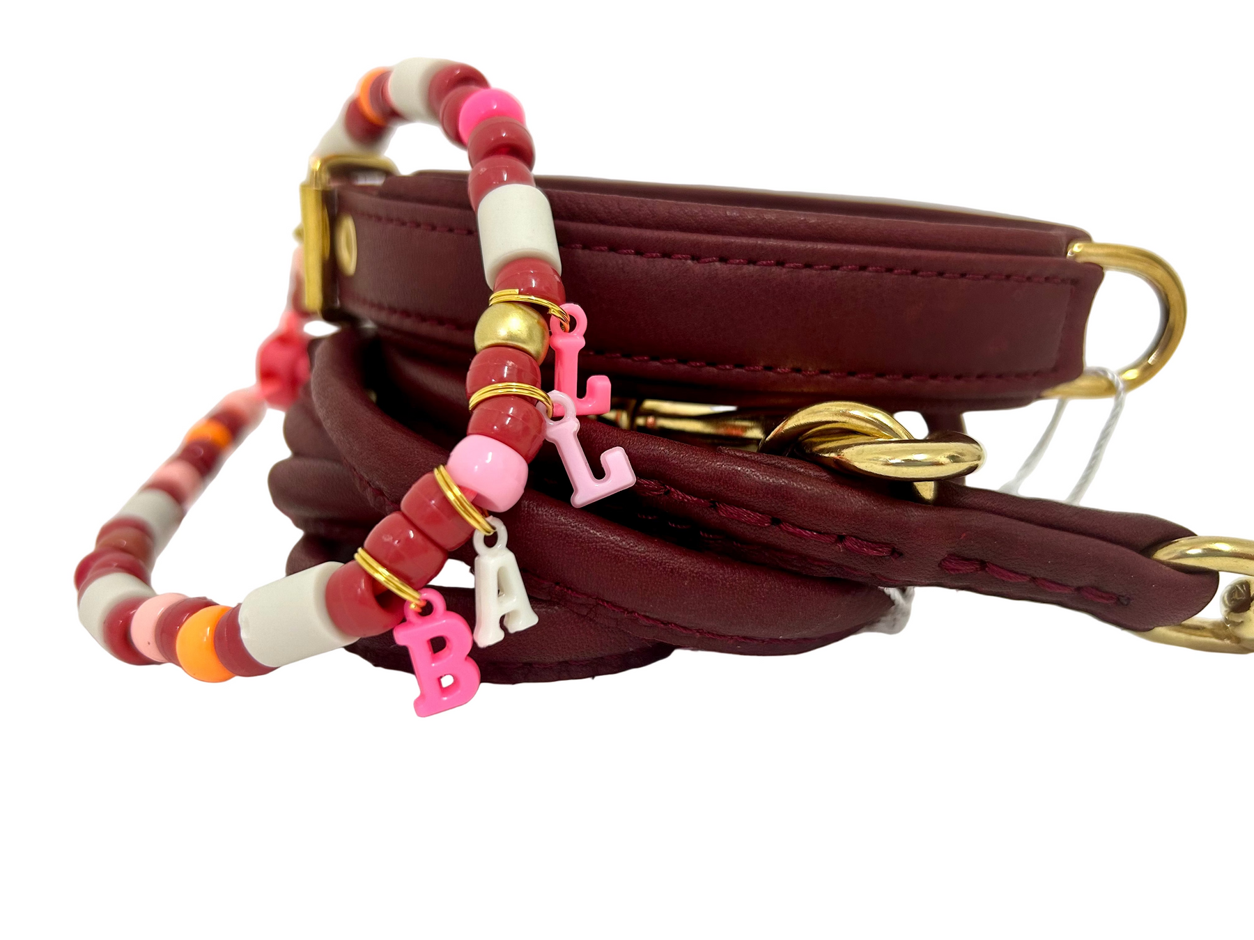 Anti-tick bead band - Sprinkles Burgundy