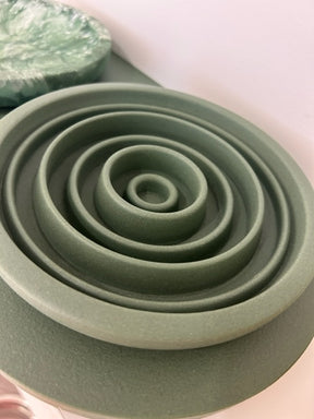 Set Slow Feeder Green Polysand