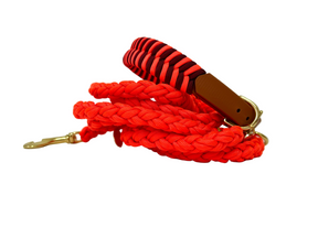 V-Woven Burgundy meets orange halsband