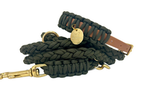 Paracord dark green extra long
