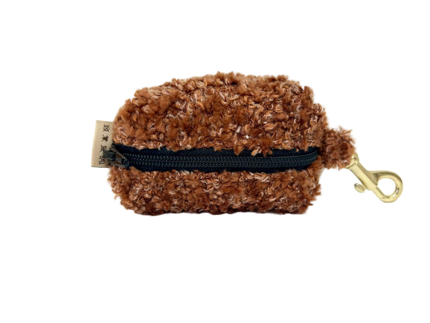 Porte-merde porte-cacs en peluche de cannelle