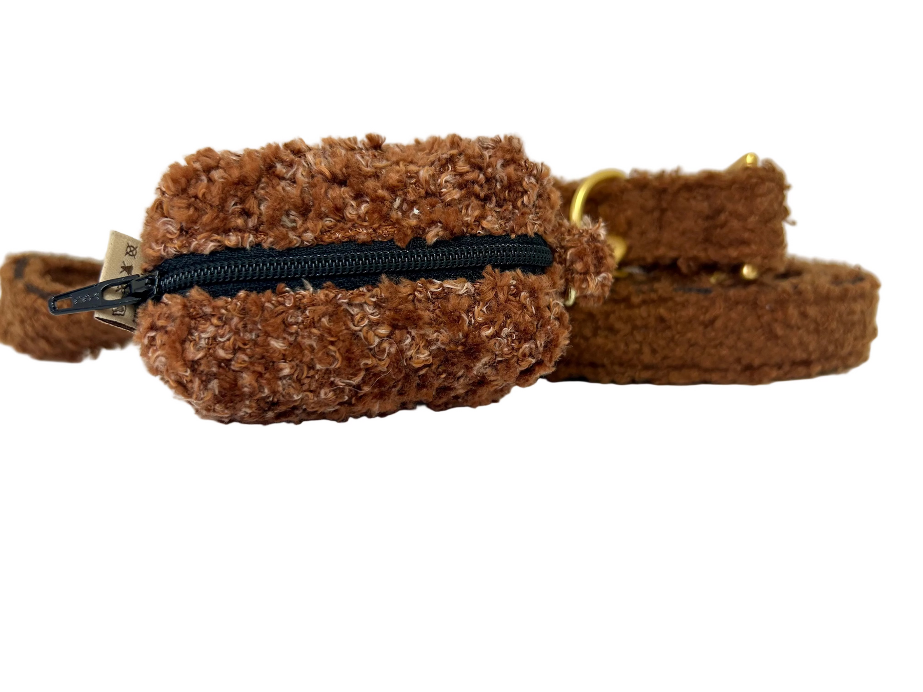 Porte-merde porte-cacs en peluche de cannelle