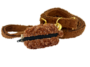 Porte-merde porte-cacs en peluche de cannelle