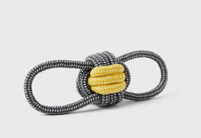 Classy double loop trektouw - geel