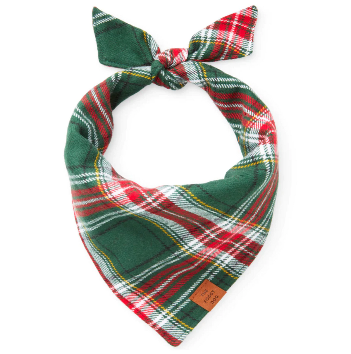 Holly Jolly Plaid Flanell Bandana