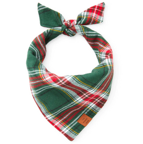 Holly Jolly Plaid Flannel Bandana