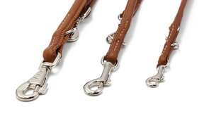 Leather leash 2m Cognac
